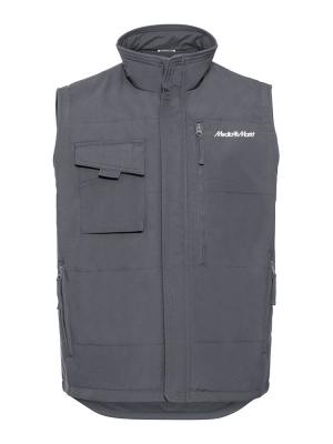 Herren-Workwear Weste Grau